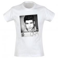 One Direction Girl-Shirt: Zayn Solo:weiss 