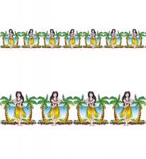Accessoires:Hawaii Girlande:3 m, mehrfarbig 