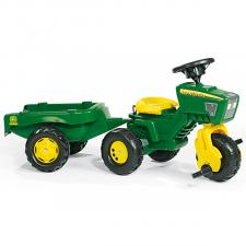 RollyToys : minitrac John Deere + remorque 