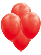 Accessoires:Ballons:10 pièce, 27.5cm, rouge 