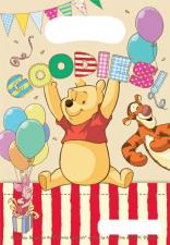 Winnie Puuh Gift bags: Kids Birthday Equipment:16 x 23 cm, colorful 