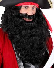Pirates Barbe grande avec Moustache:noir