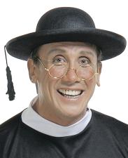 Accessoires:Pfarrer Hut:schwarz One size