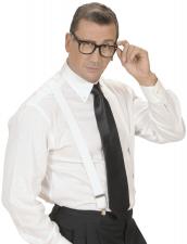 Cravate classique, détaché:noir 