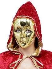 Maske mit Glitter:gold 
