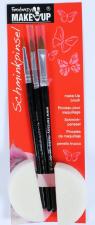 Accessoires:3-piece brush set with sponge: sizes 1,5 and 8:black 