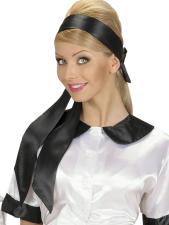 Headband, Satin:black 