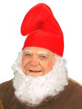 Accessoires:Zwergenmütze Filz:rot One size