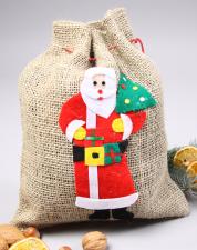 Kleiner Nikolaus Jutesack:24 x 30 cm, natur 