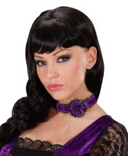 Collar purple velvet:purple