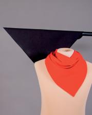 Accessoires:Dreieck Halstuch:105 x 75 x 75 cm, schwarz/rot Schwarz