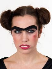 Accessoires:Augenbrauen durchgehend:schwarz 
