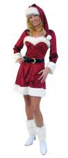 Weihnachtskleid Damen:rot 