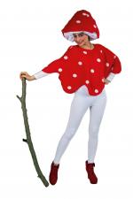 Set fly agaric: Throw and hat:red 