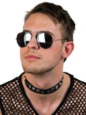 Accessoires:Pilotenspiegelbrille:silber 