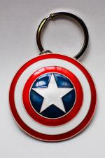Marvel Comics: Metall-Schlüsselanhänger Captain America Shield 