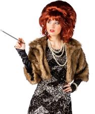 Pelzjacke kurz:braun 