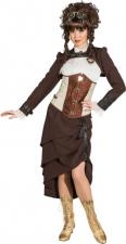 Steampunk skirt:brown