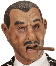 Accessoires:Gangster Maske mit offenem Mund 