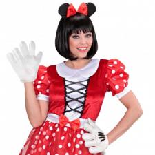 Handschuhe Cartoon Maus:21x28cm, weiss