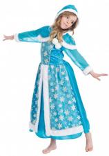 Accessoires:Eiskönigin Kinderkostüm:blau 116 cm