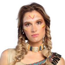 Collar Indian Squaw:multicolored