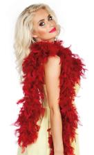 Accessoires:Federboa:180 cm / 50 g, rot 