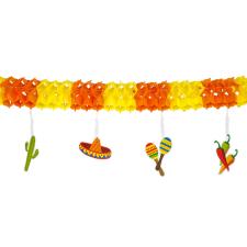 Accessoires:Mexiko Guirlande: Fiesta Mexicana:4 m, multicolore 
