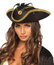 Accessoires:Admiral Dreispitz Hut:schwarz 