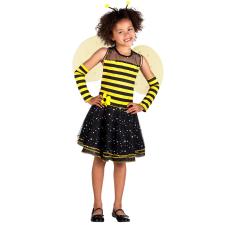 Accessoires:Abeille déguisement enfant avec ailes:jaune 128-140 cm