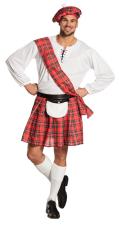 Déguisement écossais:multicolore 