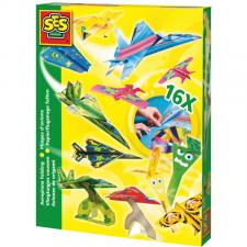 SES: avion en papier pour pliable
