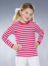Ringelpulli für Kinder :rot 