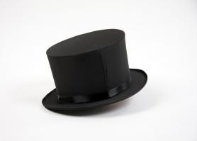 Klappzylinder Chapeau Claque:Ø 58cm, schwarz