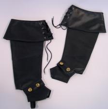 Stiefelgamaschen:schwarz 