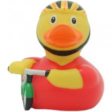 Rubber duck cyclist