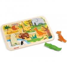 JANOD: Formenpuzzle Zoo 7tlg.