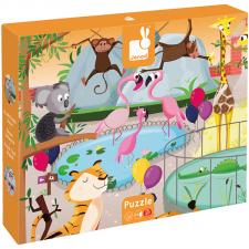 JANOD Puzzle Ein Tag im Zoo:65x50cm