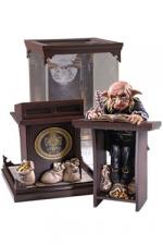 Harry Potter: Statue de créatures magiques Gringotts Goblin:11 x 19 cm, marron 