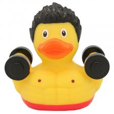 Bath duck bodybuilder: