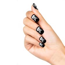 24 ongles de pirate:noir