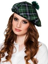 Schotten Barett/Beret:grün 