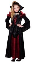 Accessoires:Dracula Vampire Queen Child Costume:black/red 128-140 cm