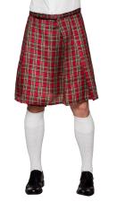 Schottenrock Herren Kilt:S-XL, rot 