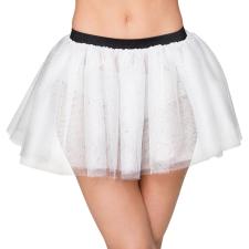 Tutu with black rubber band:zirka 36 cm, white