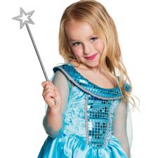 Accessoires:Zauberstab Stern:35 cm, silber 