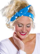 Dotted rock'n'roll hair band:blue 