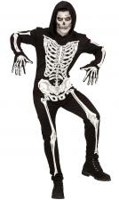 Skeleton costume noctilucent:black 