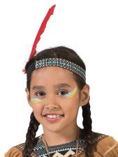 Accessoires:Indian feather headband for children:multicolored 