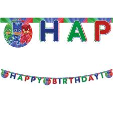 Accessoires:PJ Masks Happy Birthday Letter Garland:220 cm, multicolored 